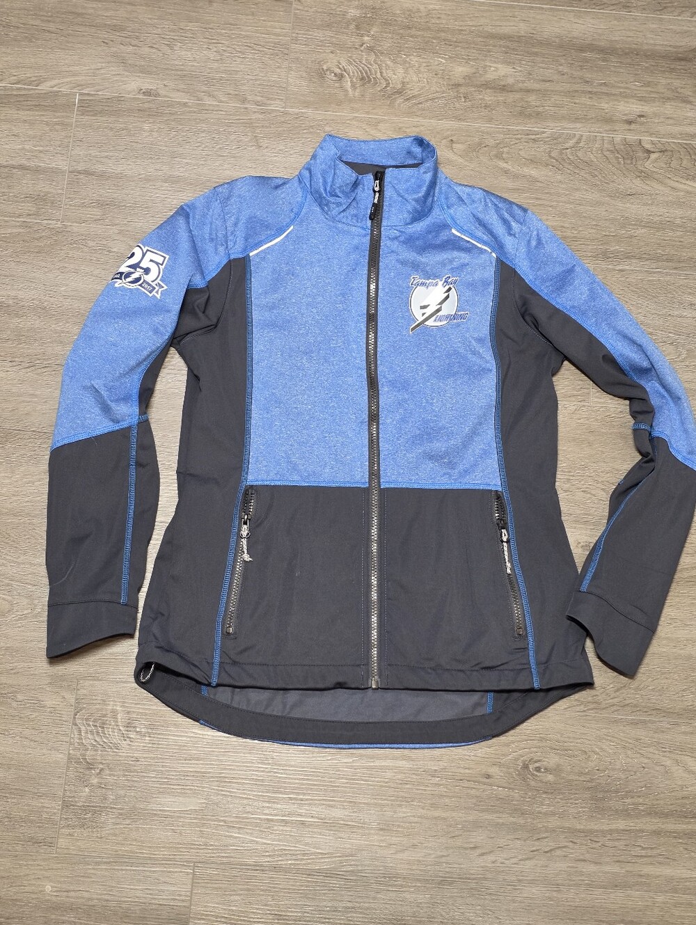 Tampa Bay Lightning Elevate Jacket Womans Sz M 25 Yrs 1992-2017 Hockwy # 91
